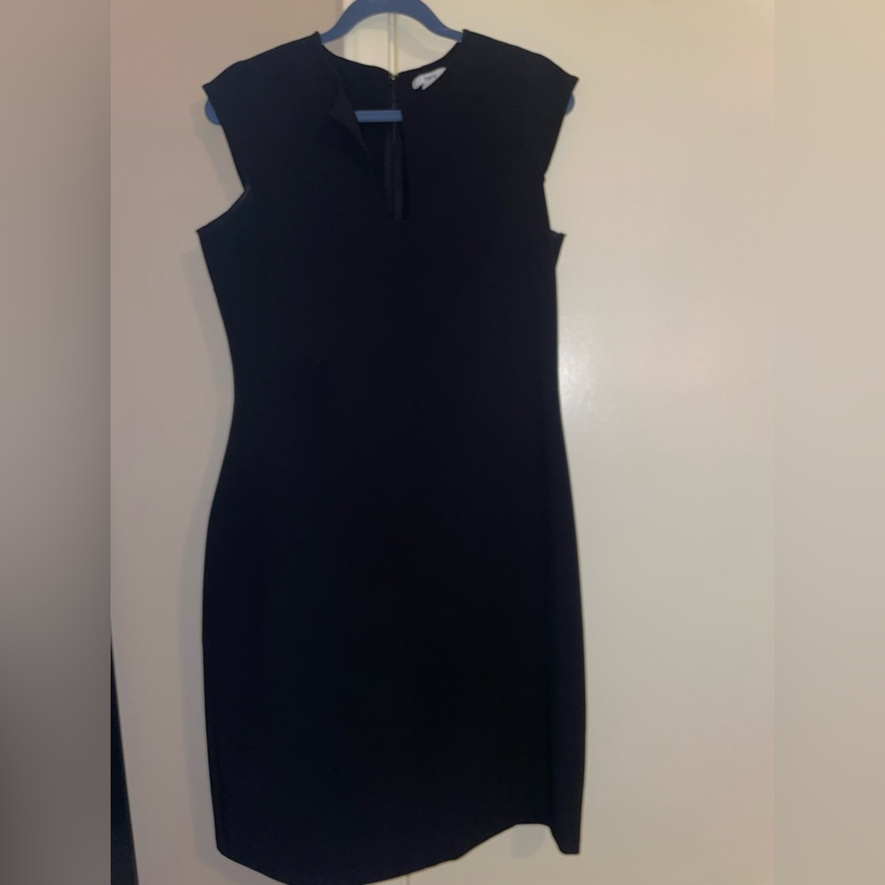 Black scuba dress